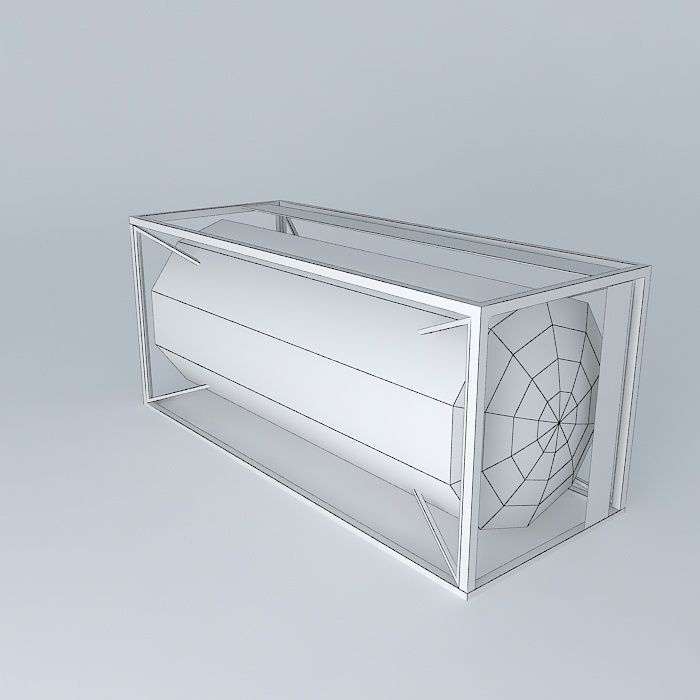 Hapag Lloyd Tank 20 Container Free 3D model_4