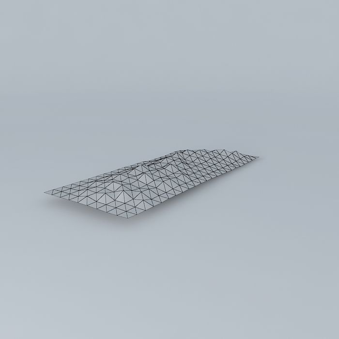 Gravel pile Free 3D model_3