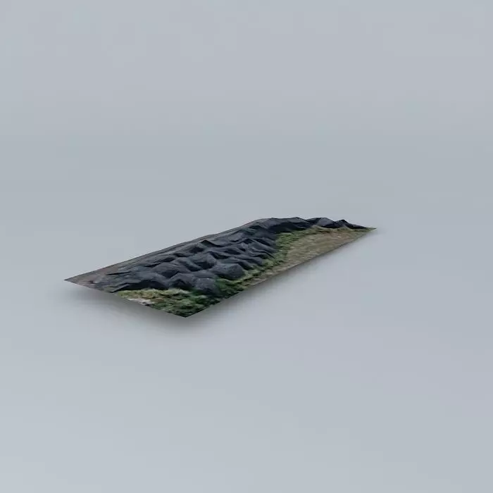 Gravel pile Free 3D model_0