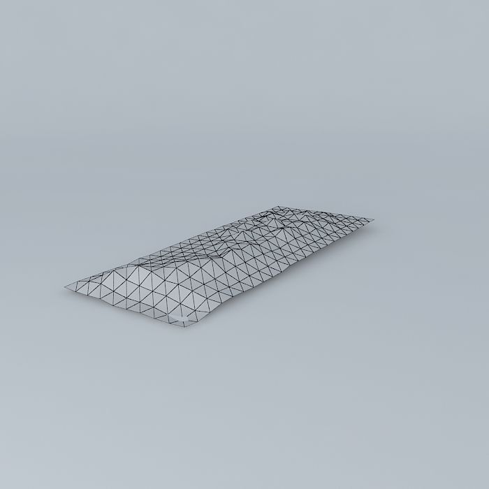 Gravel pile Free 3D model_4