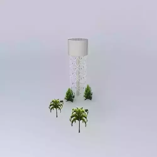 Darwin Water Tower Free 3D model