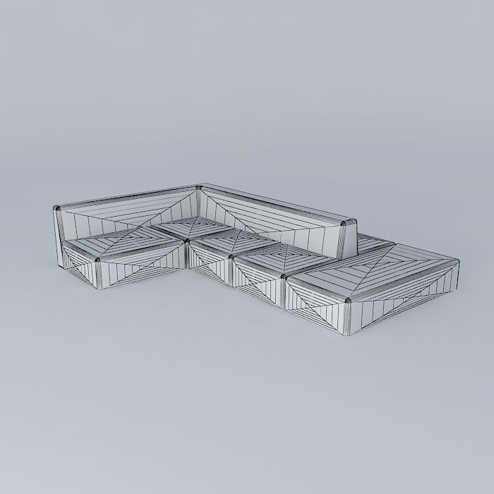 Double Sided Sectional 3D model_3