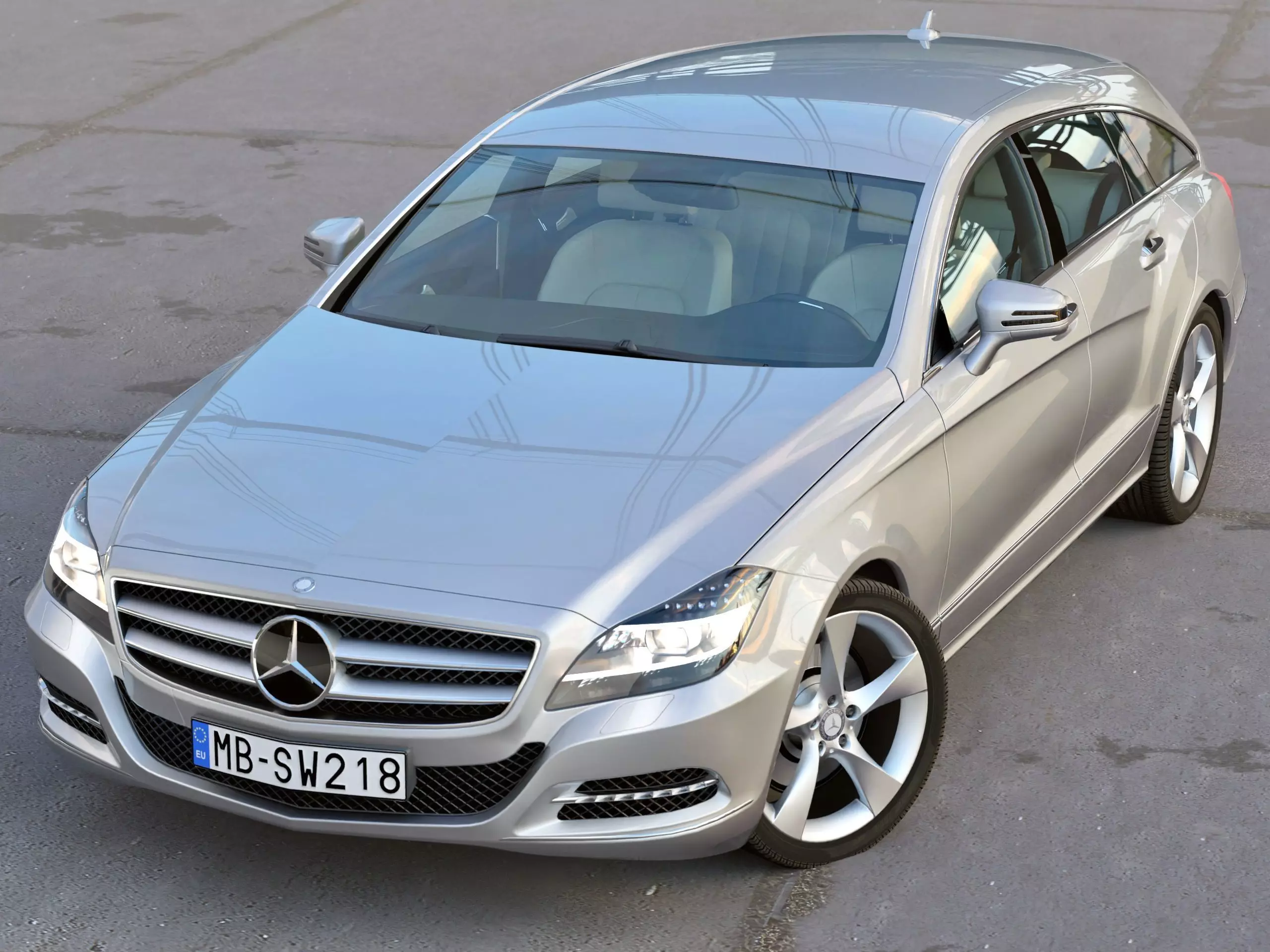 Mercedes-Benz CLS Shooting Brake 2013 3D model