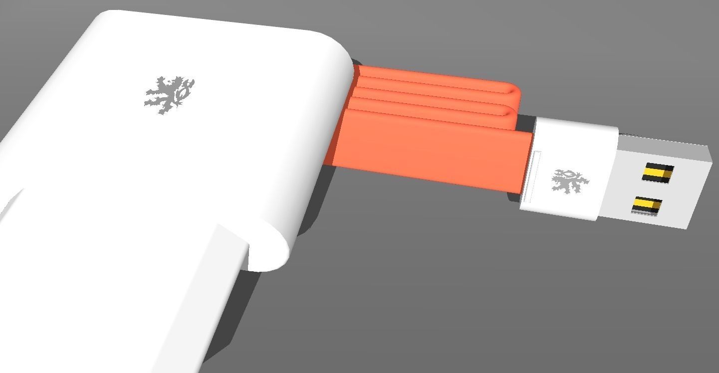 T-GeN Charger Type-C Free 3D model
