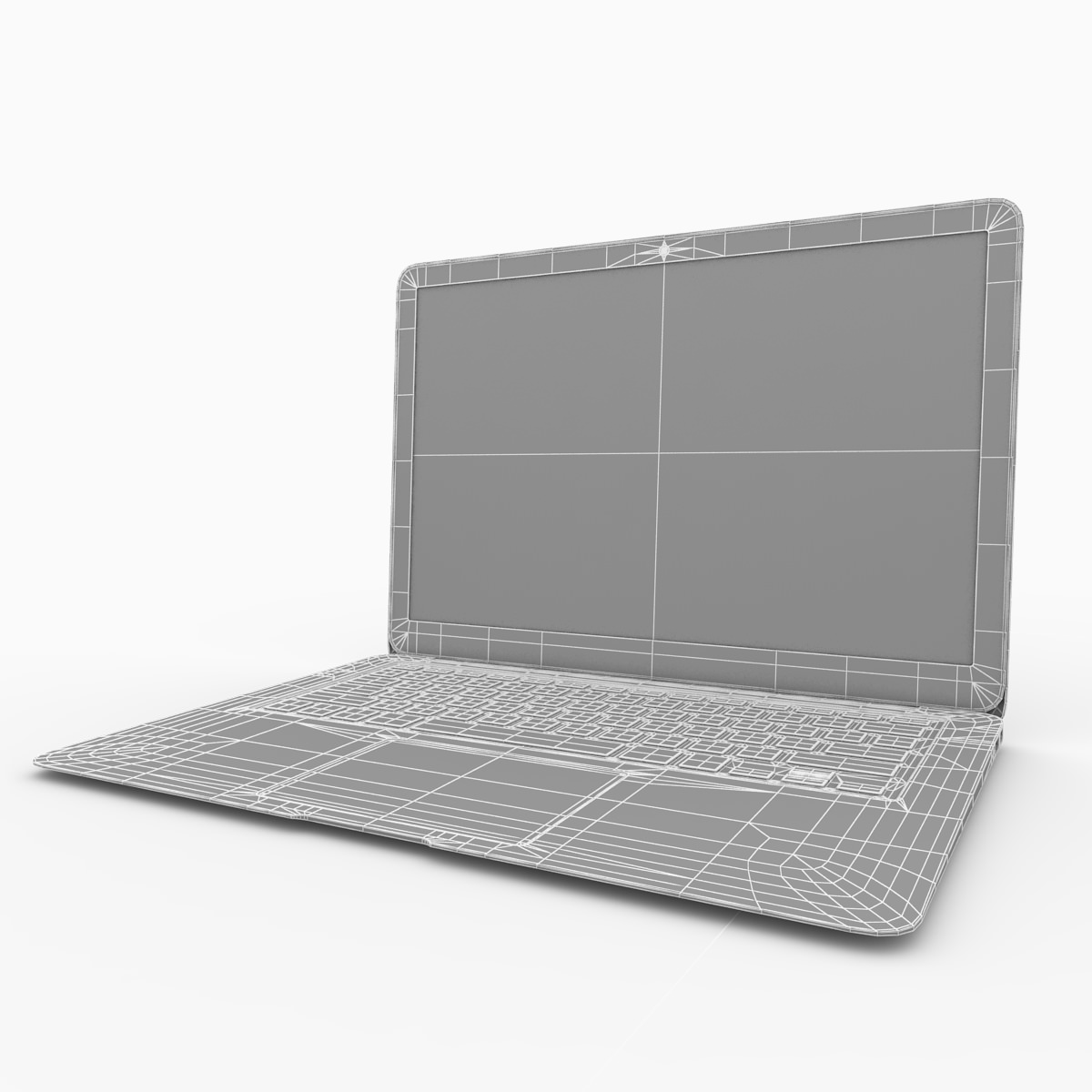 Apple Macbook Air 11 inch 2012 3D model_1