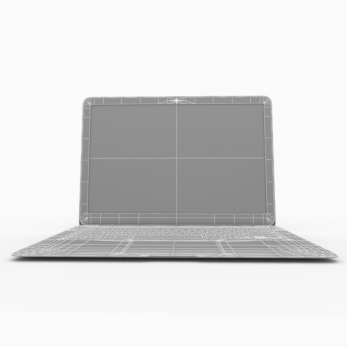 Apple Macbook Air 11 inch 2012 3D model_9