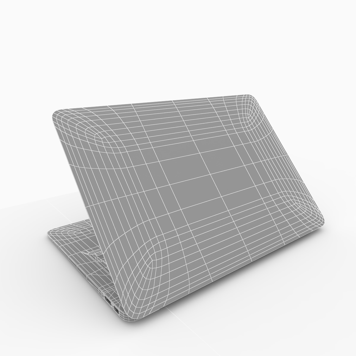 Apple Macbook Air 11 inch 2012 3D model_3