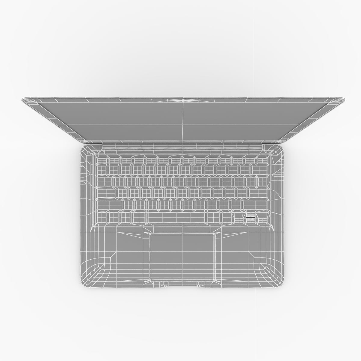Apple Macbook Air 11 inch 2012 3D model_5