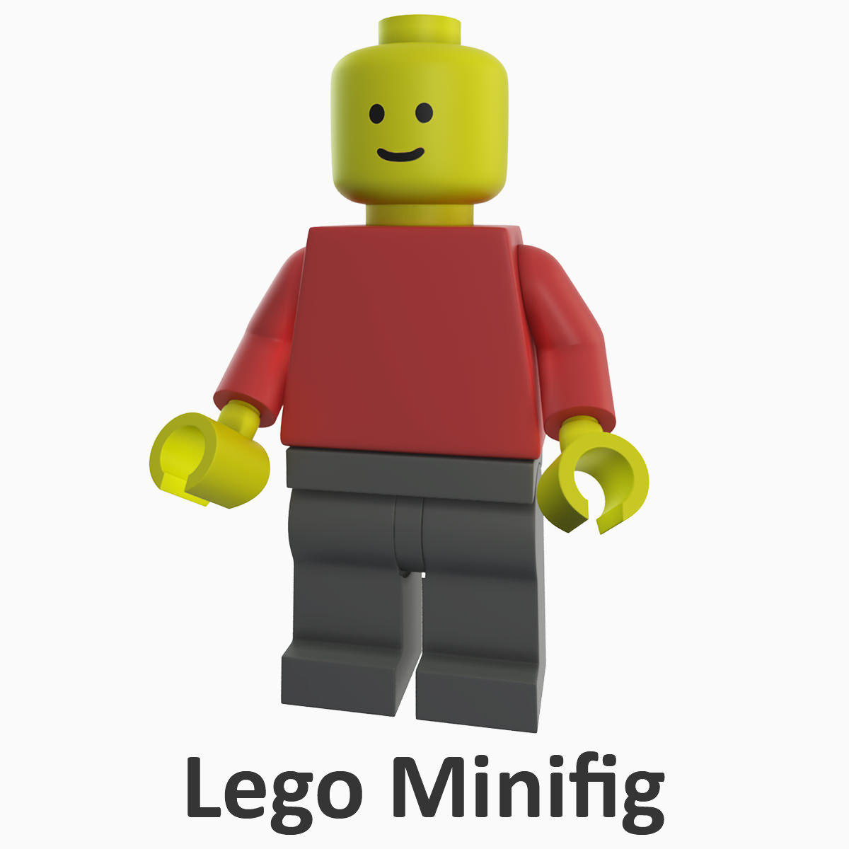 Lego Minifig 3D model_1