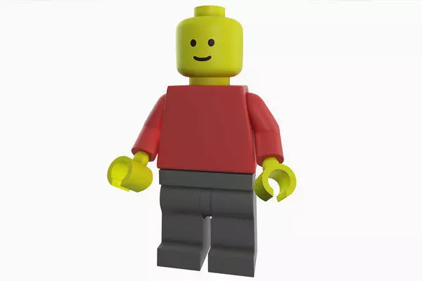 Lego Minifig 3D model_0