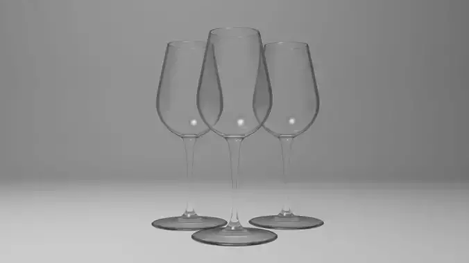 Wine Glass 3D model