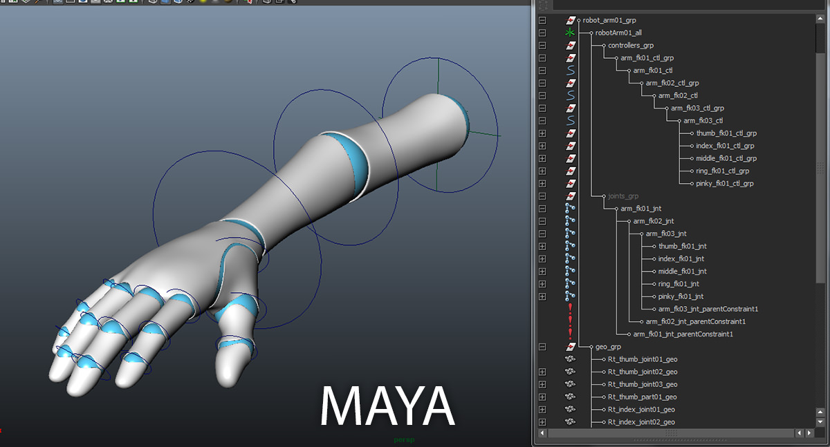 Robot Arm 3D model_8