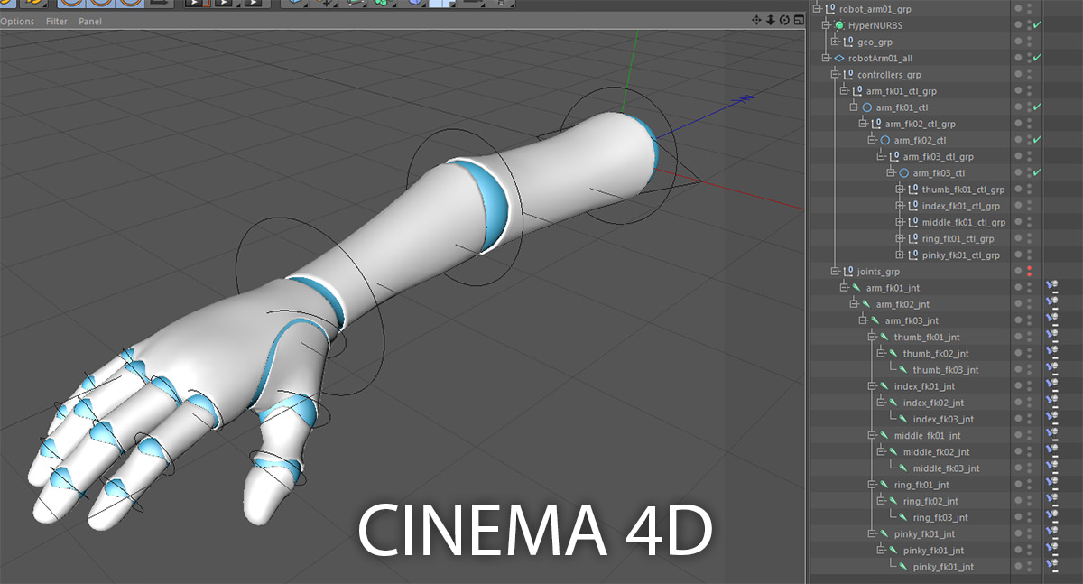 Robot Arm 3D model_9