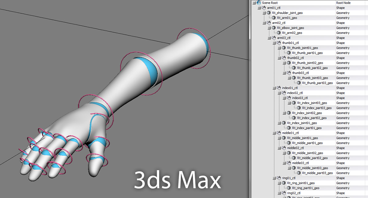 Robot Arm 3D model_7