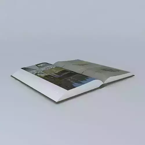 Open Book 3D model