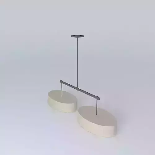 Dual Oval Vinyard Chandelier