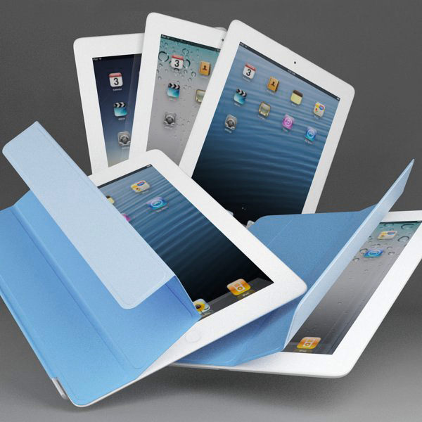 Apple The New iPad with Retina Display 3D model_1