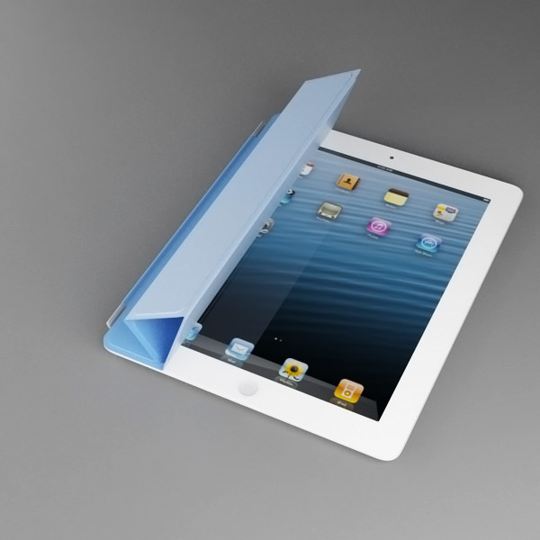 Apple The New iPad with Retina Display 3D model_16