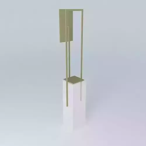 Large Hanging Block Sconce