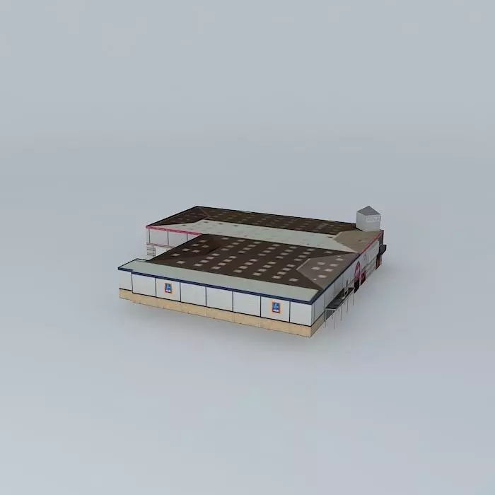 Aldi BM and Matalan Huddersfield Free 3D model_0
