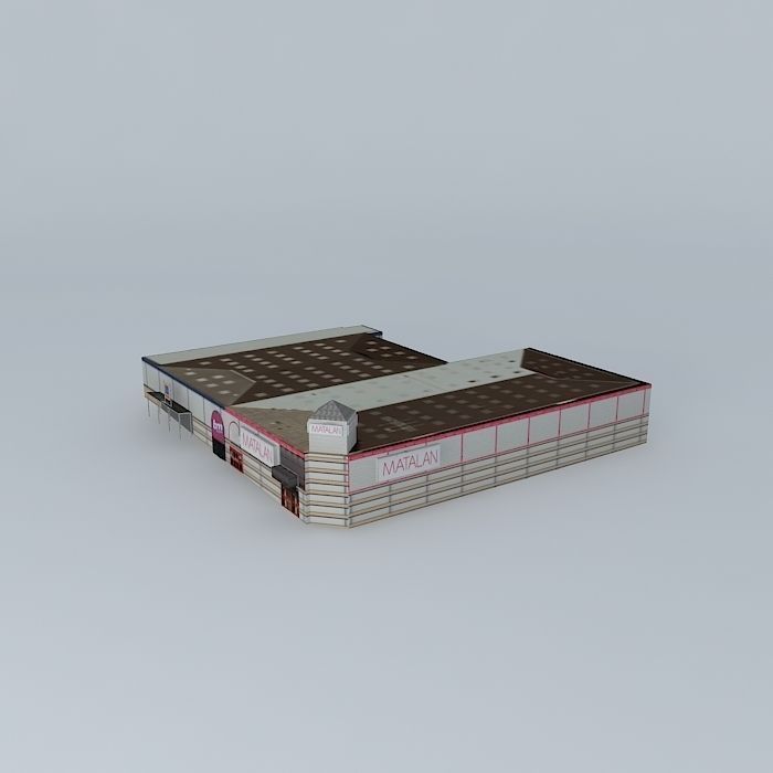 Aldi BM and Matalan Huddersfield Free 3D model_2