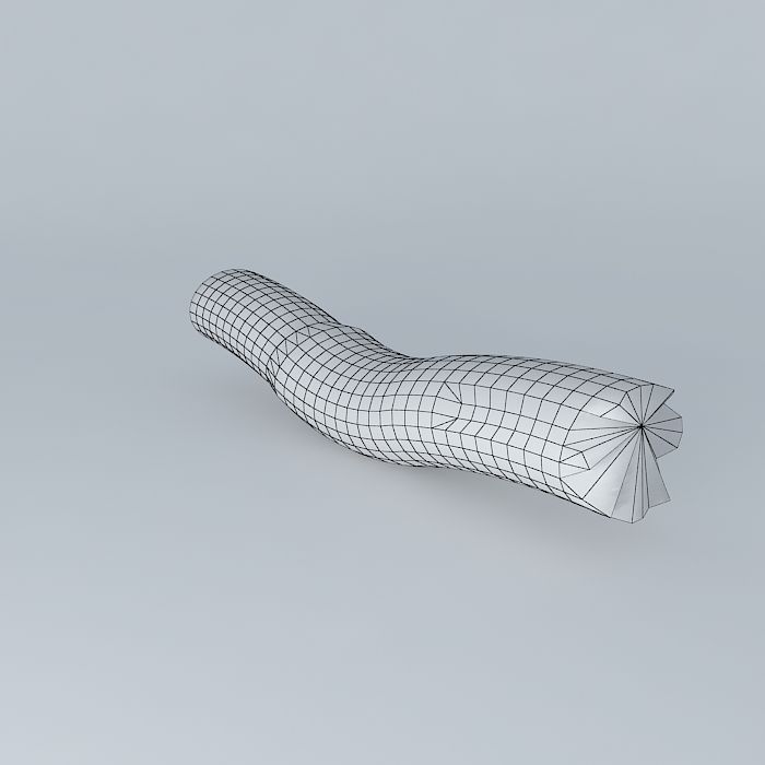 Bronze Log 3D model_3