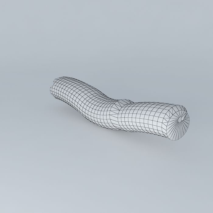 Bronze Log 3D model_4