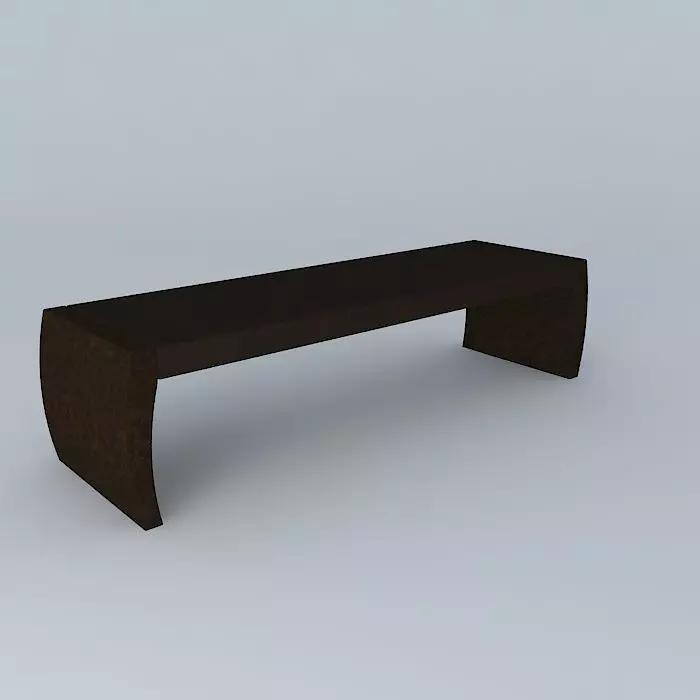 Christian Liaigre Bench 3D model_0