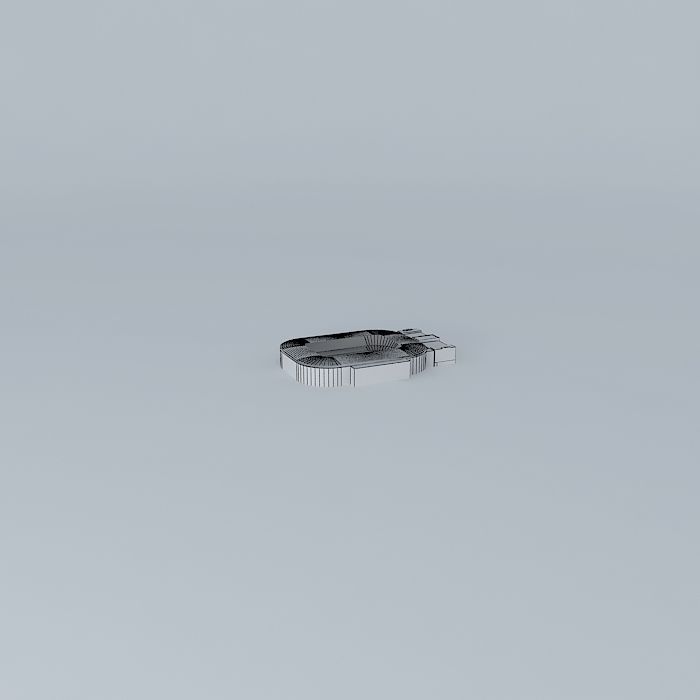 The Roman Abramovich Stadium Free 3D model_3