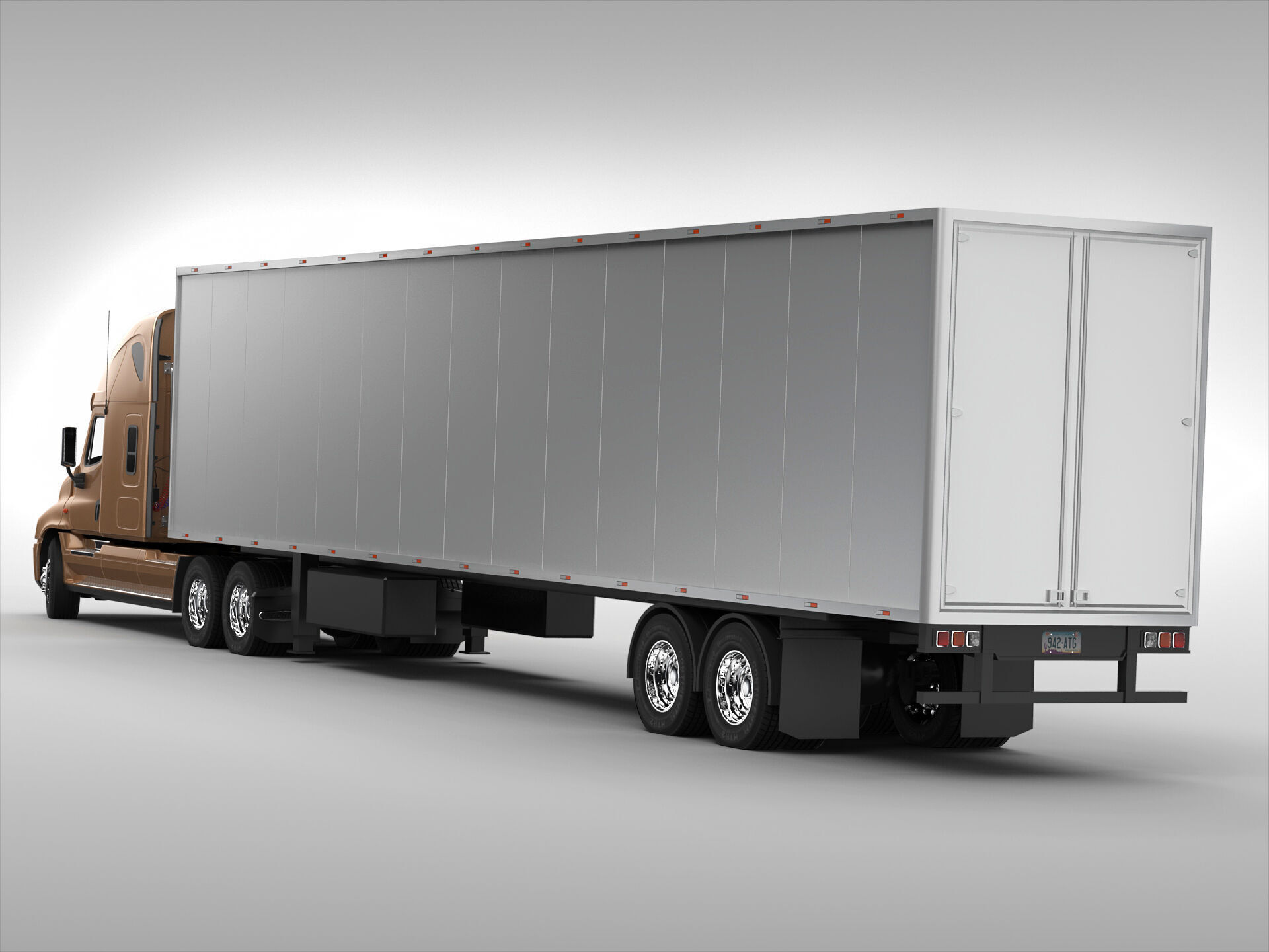 Freightliner Cascadia 3D model_1