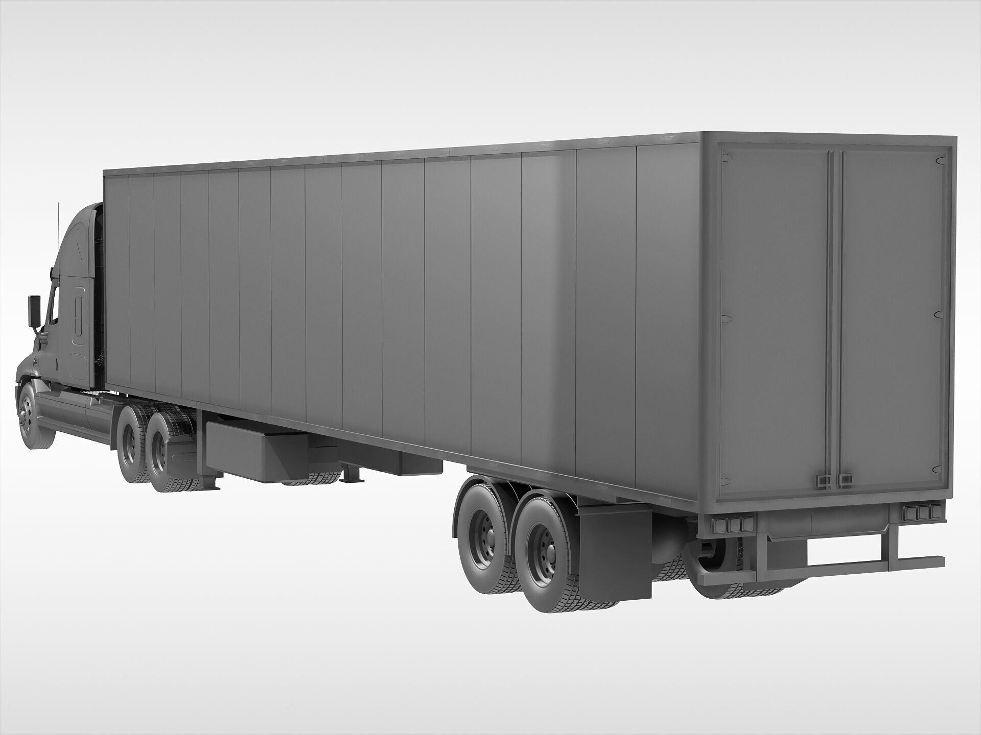 Freightliner Cascadia 3D model_6