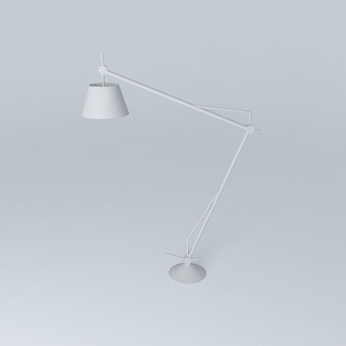 Starck Desk Lamp 3D model_2