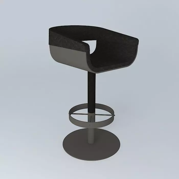 Silo Bar Stool 3D model_0