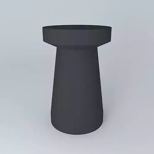 Black Teak Stool