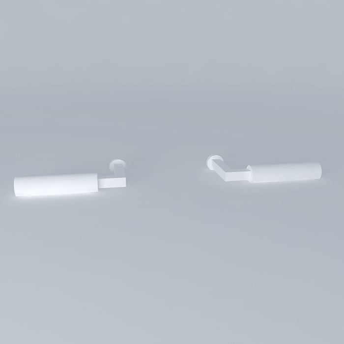 Door handles 3D model_2