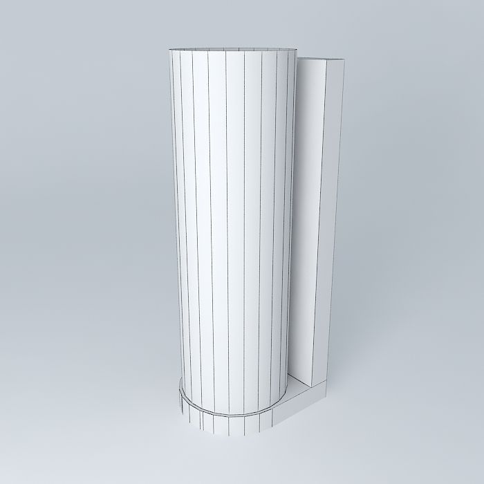 Glass Sconce 3D model_4