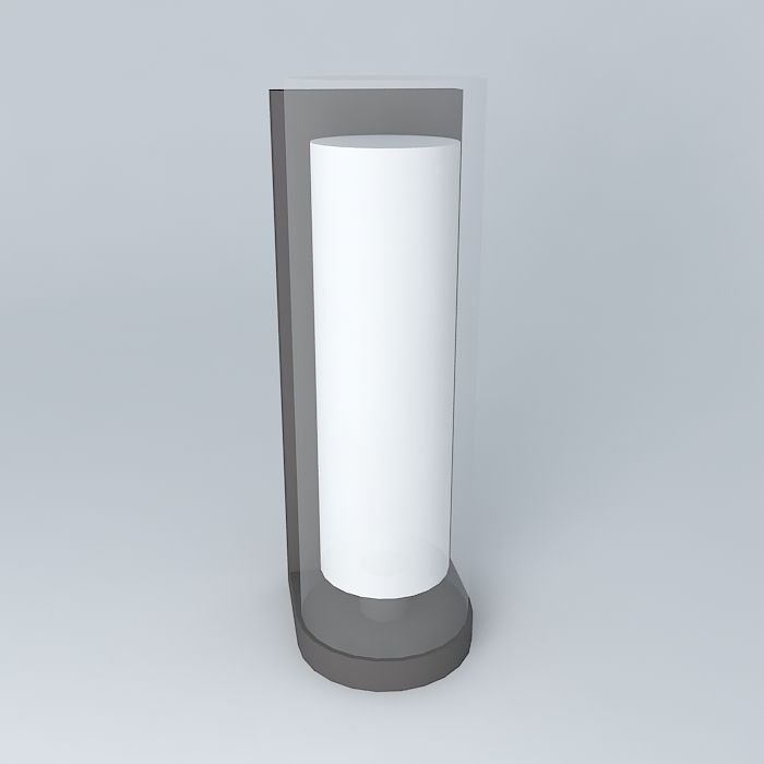 Glass Sconce 3D model_2
