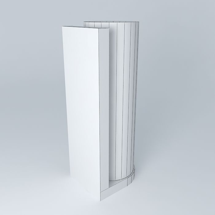 Glass Sconce 3D model_3