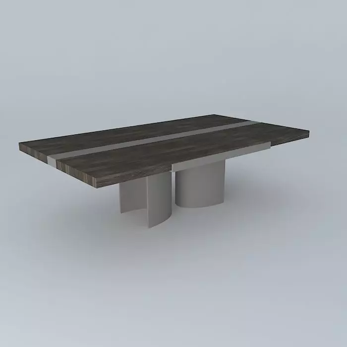 LUMA Silo Custom Office Table 3D model_0