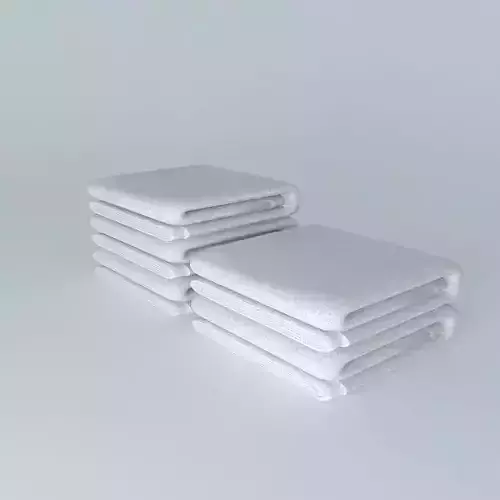 Folded Towels 3D model