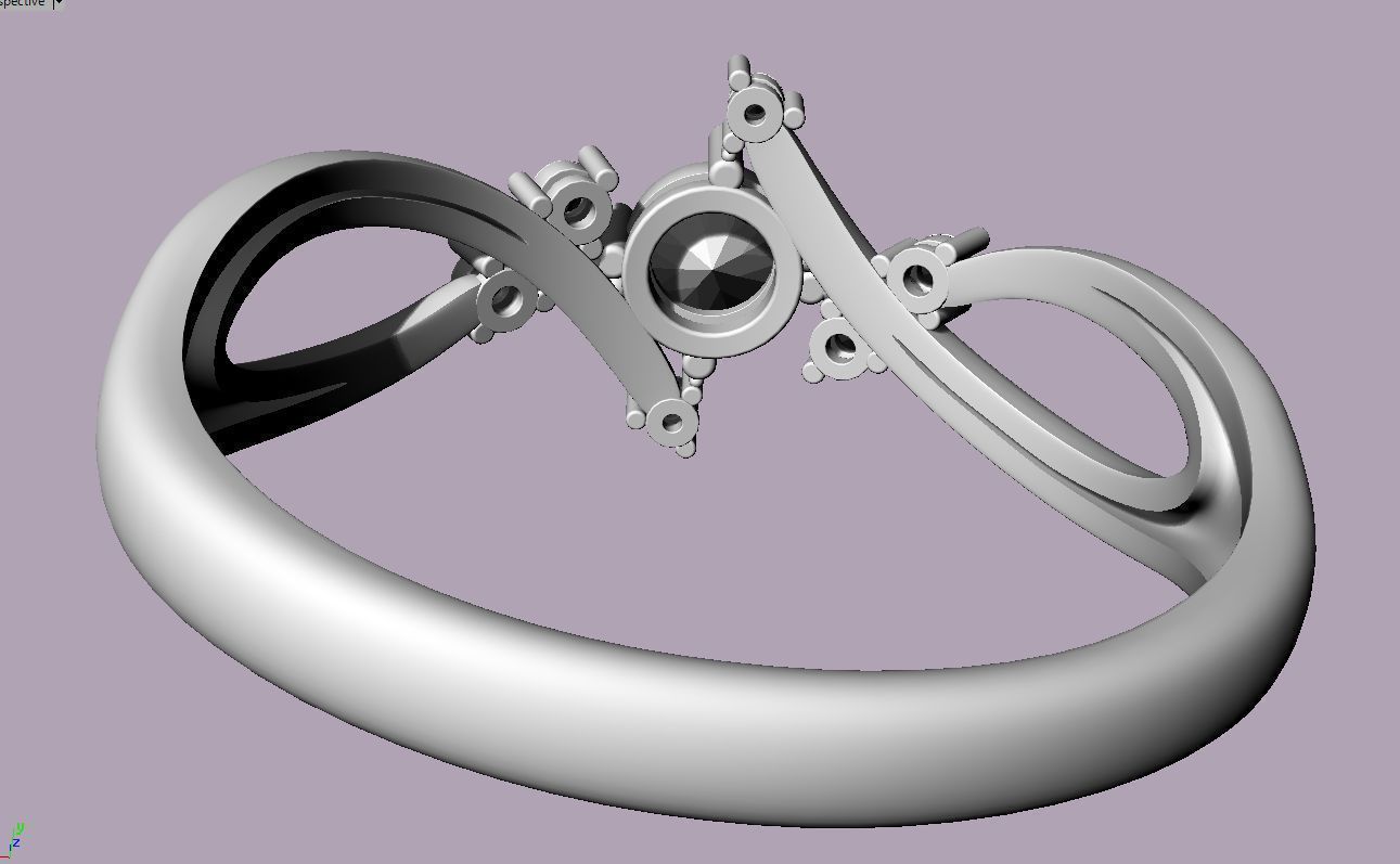 Ring Gold 3D print model_5