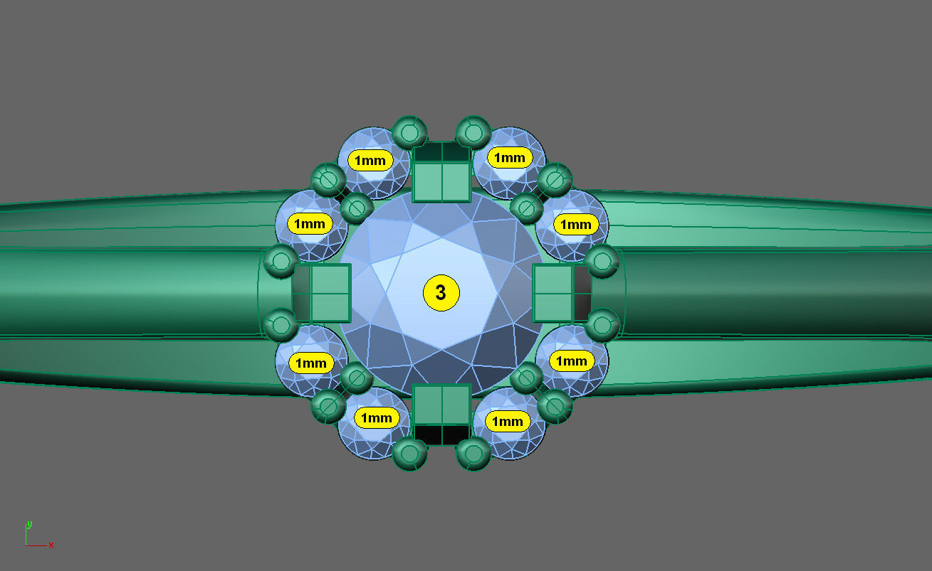 Ring Gold 3D print model_6