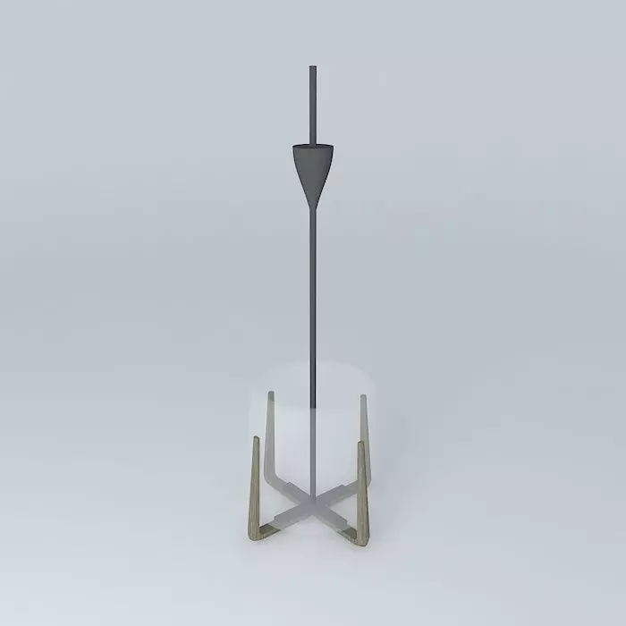 Glass Bowl Drop Chandelier 3D model_0