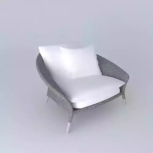 Janus et Cie Strada Lounge Chair 3D model