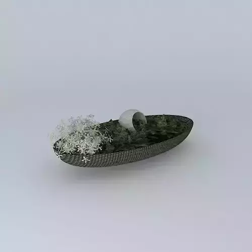 Flower Leaf Moss bowl
