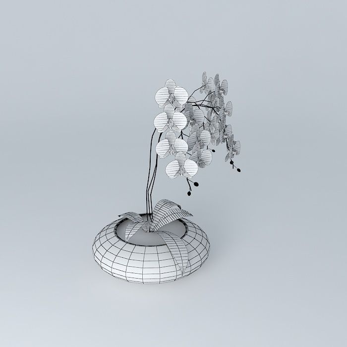 Large Flower 3D model_3