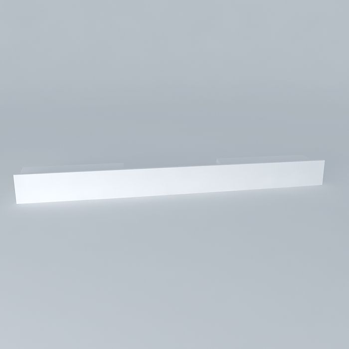 T pull shelf 3D model_2