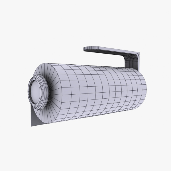 Paper Towel Holder 3D model_9