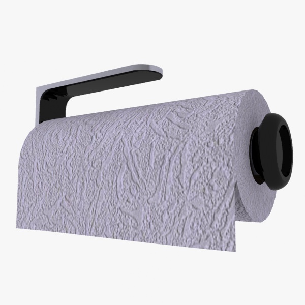 Paper Towel Holder 3D model_7