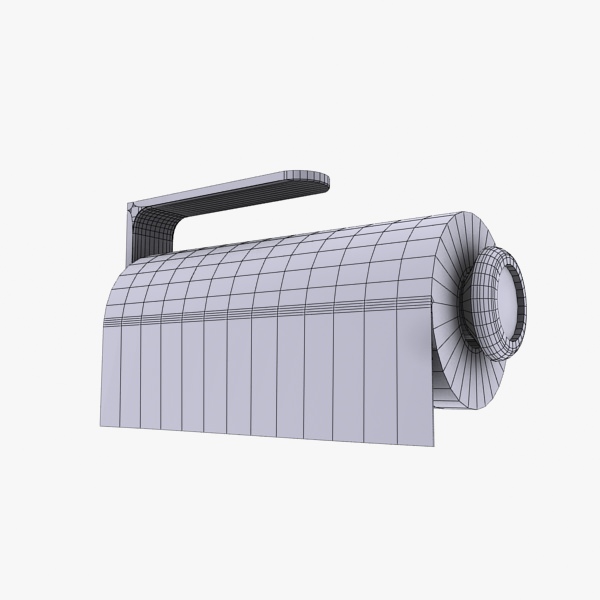Paper Towel Holder 3D model_10